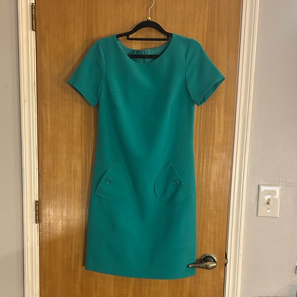 Dresses & Skirts - Elegant Teal Short Sleeve Dress